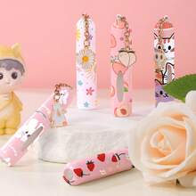 1pc 5ml Portable Mini Refillable Perfume Atomizer Keychain, Travel Size Spray Bottle Accessories For Women Girls, Mom Gifts Vacation Summer Travel Essentials-Light Pink Butterfly - Light pink butterfly - 查看 4
