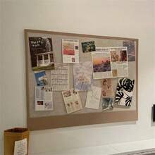 1pc 19.69*31.5 Inch Decorative Bulletin Board, Home Message Board, Office Photo Display Wall - Multicolor - View 5