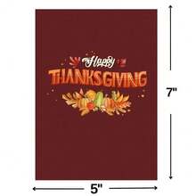 Paper Love Fall Harvest -Up Card | 3D Happy Than1ks 1giving, For Family, Or Friend | 5\ X 7\ W/Envelope & Note Tag - HappyThan1ks 1giving - Xem 5