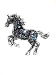 1pc Luxury English Letter Birthday & Assorted English Letter Brooch, Fashion High-End Suit Lapel Pin, Suitable For Men And Women Party/Birthday Gift Accessory - N - View 3