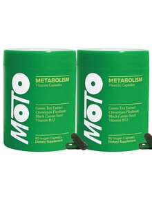 Moto Women's Metabolism Support - Energy, Curb Cravings, Healthy Metabolism - Vegan Capsules, 30 Servings - 2瓶 - 查看 1
