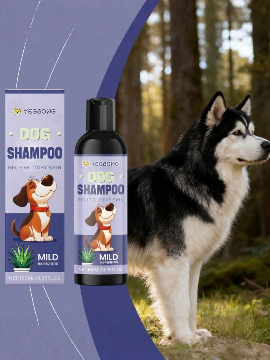 Dog Shampoo - Gentle Ingredients To Clean, Deodorize And Keep Pet Fur Smooth And Glossy