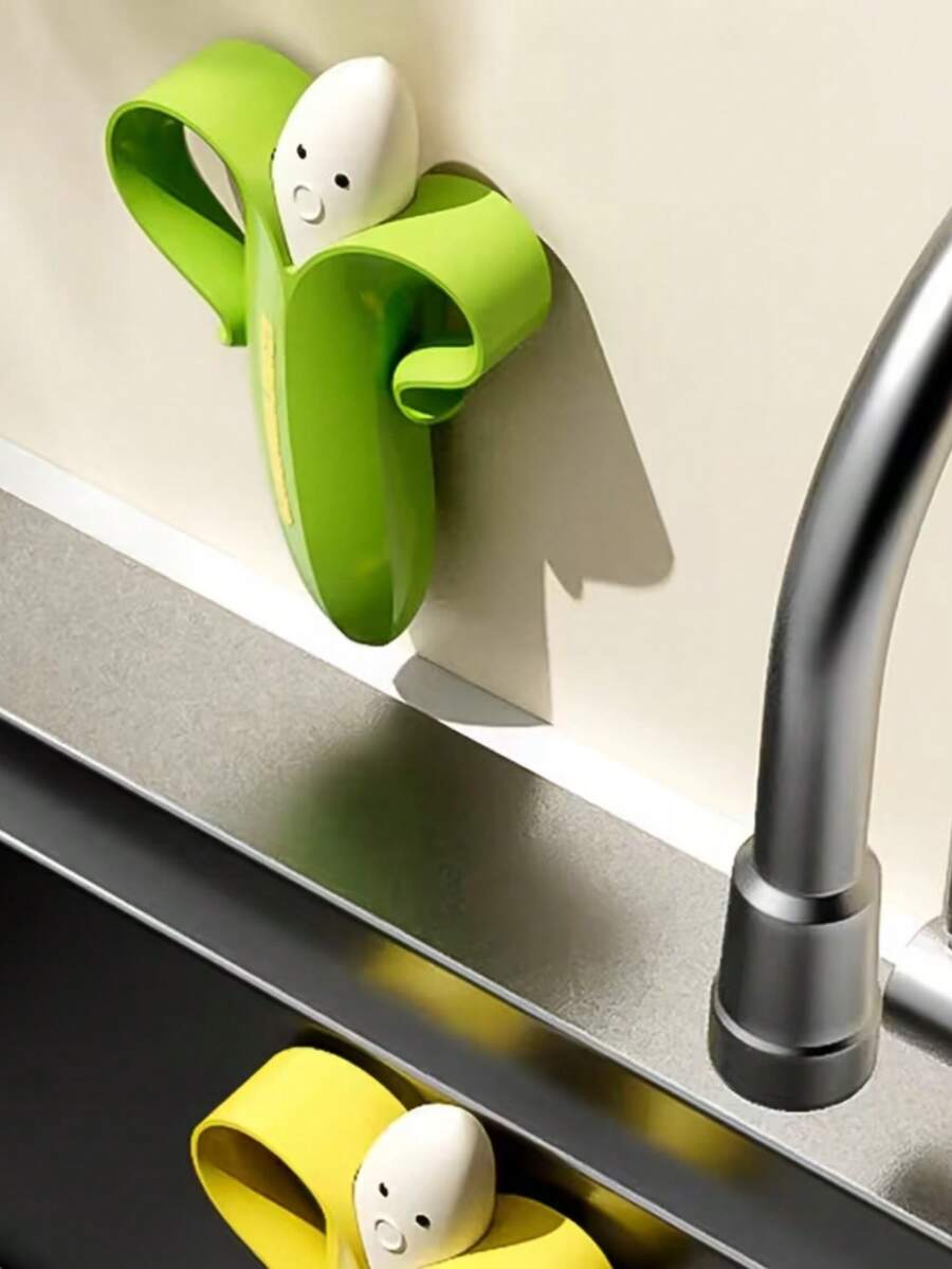 1pc Banana Hair Clog Remover, Cartoon Drain Cleaner For Bathroom And Kitchen, Multi-Functional Garbage Clip