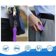 1pc Sensory Toy Finger Pain Relief Stress Relief Creative Small Toy Silicone Pendant - Multicolor - View 4