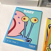 Spongebob Squarepants Octopus B5 Notebook, High-Quality Student Memo Pad, Learning Diary, Cute Journal - Multicolor - View 11