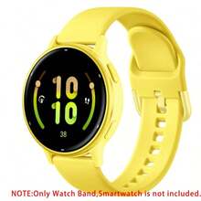 20毫米硅胶表带，兼容Garmin Vivoactive 6/Vivoactive 5/Vivoactive 3/Venu/Venu 2 Plus/Venu Sq/Galaxy Watch 7/6/5/4（40毫米/44毫米）/Watch 4/6 Classic（42毫米/46毫米/43毫米/47毫米），男女通用；柔软运动替换表带，适用于Forerunner 645/245/Galaxy Watch 5 Pro（45毫米）/Active 2/Watch 3（41毫米）。 - 20mm - 查看 7