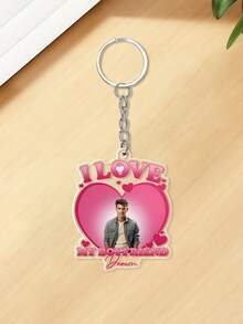 定制“我爱我的女朋友”脸部钥匙扣，可定制照片和文字，情人节礼物，女友照片钥匙扣，女友照片亚克力钥匙扣，送给男友的礼物，情侣照片肖像钥匙扣，“我爱我的女朋友”钥匙扣，情人节送给男友的礼物，照片钥匙扣，情侣钥匙扣，情人节送给他的礼物，情侣钥匙扣礼物 - 彩色 - 查看 45