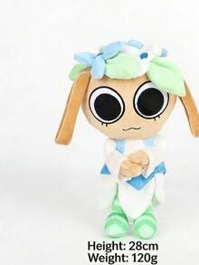 Dandy's World Plush, Bassie Plush, 12inch - 白色 - 查看 9