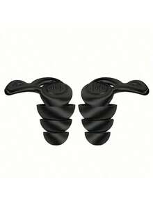 2pcs Reusable Silicone Earplugs - Reduce Noise, Prevent Snoring And Swimming Comfort, Quiet Night Rest, Earplugs Anti Noise Sleep Sound Insulation And Noise Reduction Sleep Special Super Strong Anti Noise And Noise Reduction Silent Snoring Swimming Artifact, Reusable And Easy To Clean, Suitable For Deep Sleep, Travel, Swimming,