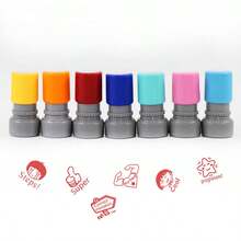 1 Set Of English Praise Stamp To Encourage Students, Photosensitive English Stamp Suitable For Classroom Rewards And Student Back-To-School Gifts