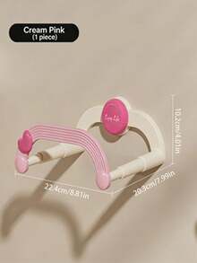 单件装 - 心形伸缩式浴室洗脸盆架，洗脸盆支架，壁挂式，无需钻孔，吸盘式设计。这款带吸盘的伸缩架用于存放浴室洗脸盆；无需钻孔即可轻松安装在墙上。 - 彩色 - 查看 10