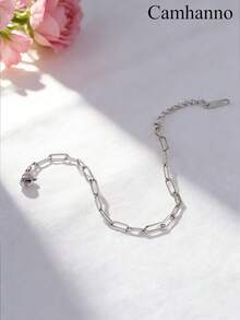 Camhanno 1 chiếc vòng tay điều chỉnh được, kiểu dáng thanh lịch, tông vàng cổ điển đơn giản, trang sức thời trang thường ngày dành cho nữ, phụ kiện hàng ngày. - Nhiều màu - Xem 8