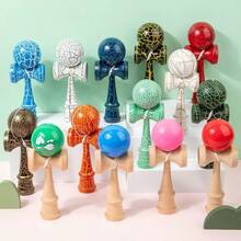 Outdoor Sports Juggling Balls, Made Of Fissured Beechwood - Multicolor - View 7
