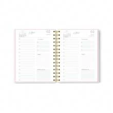 2026 Agenda, Dated 1 Day Per Page With Times - 鏽棕色 - 查看 5