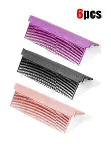 3pcs/Set Hair Straightener, High Temperature Styling Flat Iron Brush, With Self-Adhesive Straightening Attachment, Hair Styling Tool, Carbon Fiber Plastic Straightening Comb, Salon And Home Hair Straightener, Hair Styling Tool, Christmas/Valentine's Day Hair Styling Tool - Multicolor - View 13
