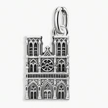 1件简约独特925纯银DIY吊坠，优雅饰品，男女皆宜，圣诞礼物 - 款式3 - 查看 8