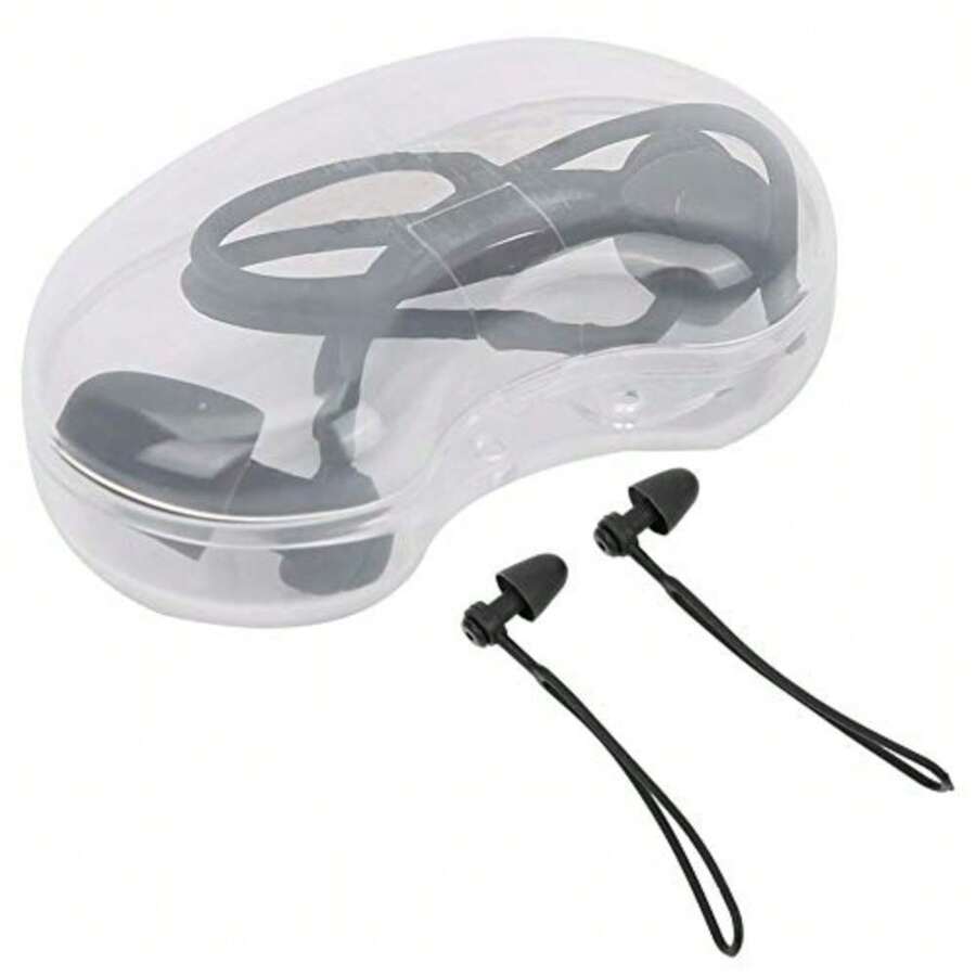 CYPNVGEBY1 Tapones para los oídos con cable tapones de silicona para natación con caja de cuerda para equipo de protección de nataciónFashion - 219659250 - Ver 1