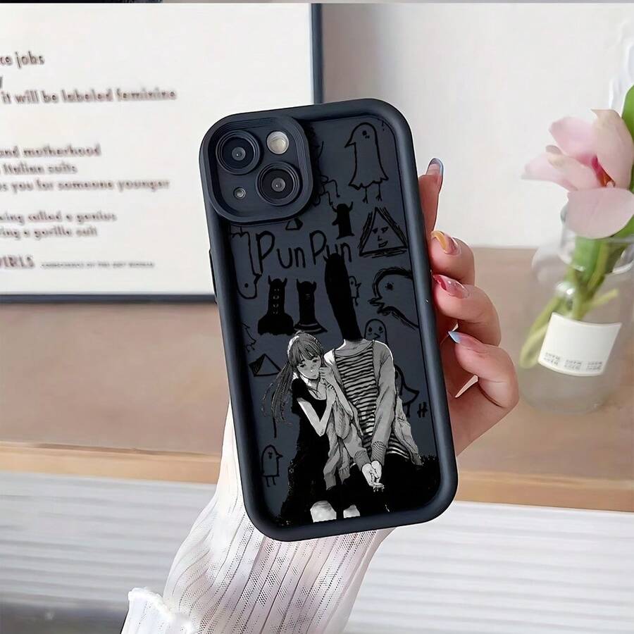 Funda para Teléfono con Diseño Manga de Punpun Onodera, Súper Kawaii y Creativa, Compatible con for 17, 16E, 16, 15, 14, 13, 12, 11 Pro Max, Mini, Air, XR, XS, X, 7, 8 Plus.Con Tapa de TPU Suave Anticaídas.¡La Funda Manga Fiesta es el Regalo Perfecto para Navidad y Fiestas!Fundas para Teléfono con Dijes, Uso Diario - Ideal para Regalos para Adolescentes y Jóvenes.Carcasas para Móvil. - Color 1 - Ver 1