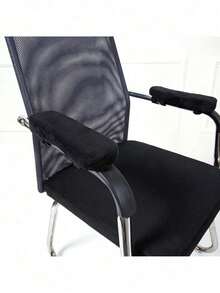 1pc Ergonomic Memory Foam Armrest Pad, Suitable For Office Chairs - Universal Elbow Support Cushion, Stress Relief, Comfortable Armrest Cover For Desks, Wheelchairs, Schools And Back To School Supplies Chair Cushion Seat Cushion Floor Cushion - Multicolor - View 2