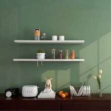 1 Cuộn Giấy Dán Trang Trí Nhà Bếp Phong Cách Bắc Âu Màu Xanh Ô liu, Decal Trang Trí Nhà Cửa, Decal Dán Tủ, Giấy Dán Tủ Quần Áo, Giấy Dán Tủ Ấm, Giấy Dán Bàn Làm Việc, Giấy Dán Tường Tự Dính Chống Nước, Decal Dán Tường Tự Dính - Màu xanh Ô liu - Xem 4