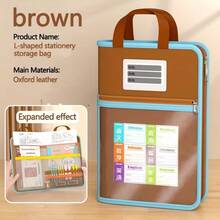 一款大容量网状收纳袋，颜色混搭，配有便携提手，适合学生和教师收纳学习用品，多功能收纳，是整理教科书和文件的理想工具。 - 四層分類手提透明加厚網紗袋 - 查看 14