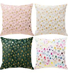 Tendencia4pz Fundas Para Cojines Decorativos Navideñas 45*45cm NuevoCalidad premium - B - Ver 10