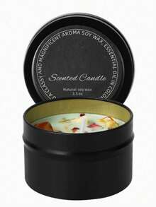 香氛蜡烛礼盒套装 | 金属罐按摩油蜡烛，蕴含天然椰子油和植物精油，适用于卧室和浴室 | 持久留香，滋润肌肤，是馈赠亲朋好友的贴心礼物 | 便携设计，适合旅行、生日、情人节或母亲节等场合。 - 彩色 - 查看 9