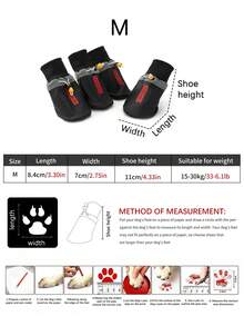 Buty dla zwierząt z nadrukiem z materiału PU, ozdobne buty dla zwierząt, odpowiednie dla średnich i dużych zwierząt domowych do użytku na zewnątrz, wodoodporne i antypoślizgowe