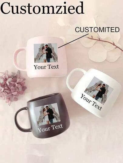 كوب سيراميك مخصص، كوب قهوة، كوب عيد الحب، كوب حليب، يمكن طباعة صور تذكارية وأنص شخصية، هدية عيد الحب المثالية، هدية عيد الحب الإبداعية، كوب قهوة سيراميك مخصص، هدية زفاف، هدية لعشاق الشاي، هدية ، هدية عيد الميلاد، تقويم العطلات، هدية فريدة للأنثى، الذكر، الحبيب، الحبيبة، العائلة والأصدقاء
