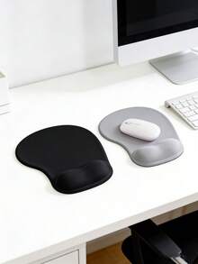 符合人体工学的EVA腕托鼠标垫 - 轻巧防滑耐磨舒适 | 简约桌面配件，兼容所有鼠标 | 办公、家用、游戏皆宜 - 彩色 - 查看 2