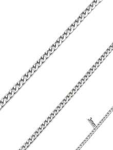 Men's Simple Chain Necklace, Fashionable Stainless Steel Necklace, Gift For Him - Multicolor - View 29