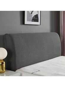 1pc Solid Color Plaid Headboard Cover, Full Coverage Thick Headboard Backrest Cover With Elastic Protective Sleeve, Universal Fit,Kitchen Decor,Household Items,Mother's Day Gift,Bedroom Decor,Garden,Kitchen Decor,Summer,Beach,Travel Essentials,Room Decor,Squishy,Graduation - Multicolor - View 9