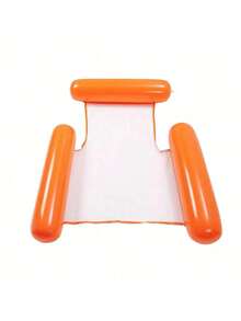 1pc Inflatable Pool Float, 4-In-1 Pool Hammock, Mesh Bottom, Triple Tube Design, Durable PVC Material, Portable Floating Chair Bed, Suitable For Adults, For Pool, Hot Tub, Lake, Beach, Enjoy Pool Leisure Time | Vibrant Color Pool Float | Comfortable Mesh Bottom Adult Pool Float