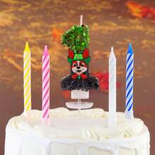 Paw Patrol 5支汪汪队主题数字蜡烛，1支数字蜡烛和4支柱状蜡烛，蛋糕装饰，派对闪光创意生日蜡烛，适用于各种节日装饰 - 彩色 - 查看 8