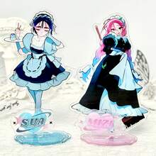 2D平面半片亚克力外星人舞台动漫角色立牌，Miko Suzu人偶立牌，适合家居装饰、生日礼物和粉丝收藏 - 彩色 - 查看 11