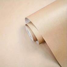 One Roll Of Self-Adhesive Wallpaper; It Is A Removable Vinyl Wallpaper In Willow Bud Green And Champagne Gold, Featuring A Peel-And-Stick Design. Suitable For Decorating Countertops, Cabinets, Furniture And Room Walls, It Allows Random Pattern Splicing And Can Be Detached Without Residue. - Champagne Gold - View 5