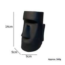 Latest Trending New Creative Multifunctional Pen Holder Eyeglass Rack Office Desk Pen Cup Student Organizer Moai Statue Decor - Birthday Gift - Christmas Gift - Party Gift - Best Gift - Easter Gift - Multicolor - View 10