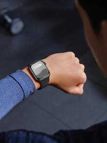 2 Packs Sport Bands Compatible With Apple Watch Band 38mm 40mm 41mm 42mm 44mm 45mm 46mm 49mm,Soft Silicone Waterproof Strap Compatible With IWatch Series 11 10 9 Ultra 8 7 6 5 4 3 2 1 SE Women Men Replacement Strap Wristbands - Brown/Rose Red - View 7