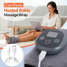 FollowBreak Electric Foot Massager - Combines Heat Therapy And Vibration Massage, Suitable For Calves, Feet, Ankles, Arms And Elbows, 3 Massage Modes And 4 Heat Levels, 1800mAh Large Capacity Battery, 15-Minute Auto Shut-Off, Ideal Gift For Christmas, Valentine's Day, Mother's Day, Father's Day, Friends, Partners And Elders - Multicolor - View 4