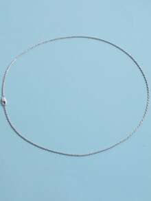 925 Sterling Silver Twist Rope Chain Necklace, 1.2mm Cable Chain, Upgraded Spring Clasp, Delicate , Italian Quality, 16/18/20/22/24 Inches