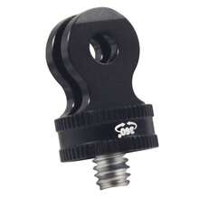 1/4英寸螺丝三脚架适配器 360°旋转支架，适用于 GoPro 13 12 11 10 9 Insta360 One X5 X2 X3 X4 相机配件 - 黑色 - 查看 8