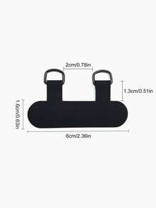 Phone Lanyard Clip, Dual-Ended Lanyard Attachment Strip, Phone Lanyard Clip, Remote Control Lanyard, Phone Case Lanyard (No Adhesive), Compatible Only With Phone Cases Featuring Dual Holes