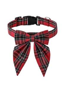 Słodka, trwała, wygodna, urocza, regulowana kokardka na świąteczną obroża dla psa dla małych, średnich i dużych psów, naszyjnik dla dziewczynki lub chłopca, świąteczny - Wielokolorowe - Zobacz 6