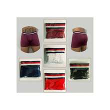 Set Of 10 Men's Boxer Briefs In Plain Microfiber. - 彩色 - 查看 7