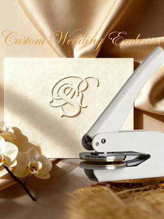 1pc Custom Embosser Stamp, Suitable As Children's Gift