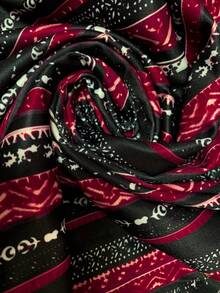 Spring & Summer Geometric Pattern Off-Shoulder V-Neck Dress, Casual Summer Spaghetti Strap Dress, Flowy Daily Mini Dress, Sexy Vacation Outfit, Casual Skirt - Multicolor - View 5