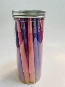 New Year Gift Recommendation: [Civlly New Year Bonus Purple Bucket Set Of 30 Pieces, Length 10.8cm * Width 1cm * Height 2.6cm]. Handmade, The Paper Is Thin And Flexible. Suitable For Parties, New Year, Halloween, Thanksgiving, Easter Gifts. Convenient To Carry, Economical And Practical.Rolled Paper Cones