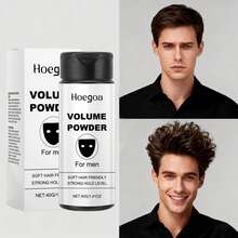 1pcs/3pcs Men's Fluffy Powder, Men's Hair Powder Styling, Thickening Powder, Hair Fluffy Powder, Hair Fluffy Texture Spray, Powerful Styling And Natural Matte Effect, Oil-Control And Cleansing - White - View 11