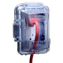 CYPNHubbell-Bell Cubierta no metálica resistente a la intemperie para enchufe de 1 salida TransparenteFashion - transparente - Ver 2