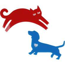 Quality Assurance Zerodis Wine Glass Markers, 24pcs Wine Tags With Dog Shapes Drink Glass Stickers Identifiers Bar Party Dinner DWHX - 1 - Xem 9